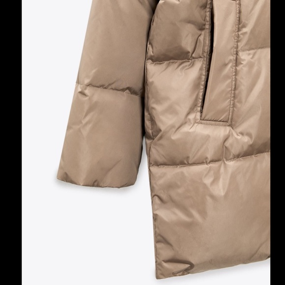 WATER & WIND PROTECTION HOODED DOWN COAT - Picture 2 of 14